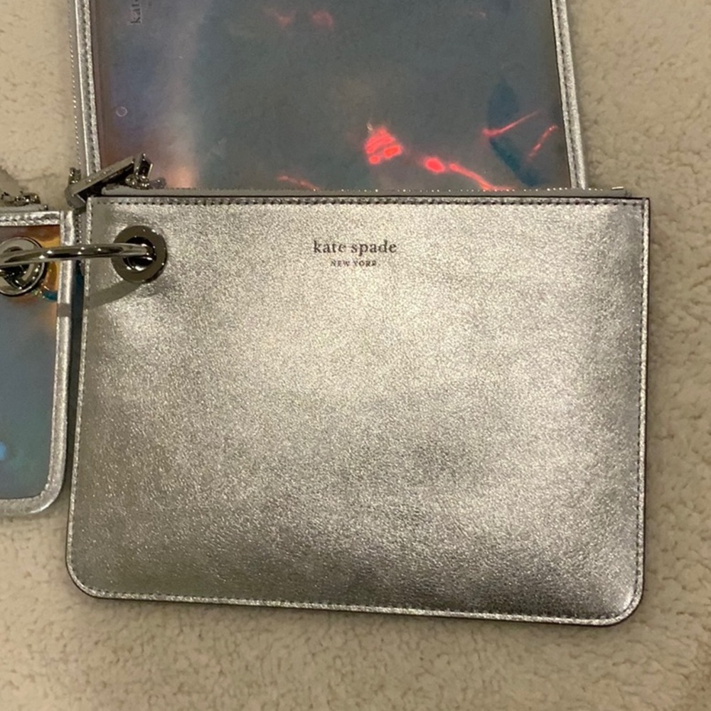NWOT Kate Spade zipper pouch set - Picture 3 of 3